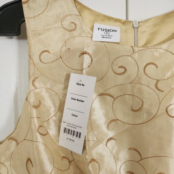 Yellow Gold A-Line Dress - Picture 3 of 4